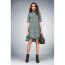 Bambus Jersey Blumen - dunkelrot