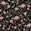 Flores de jersey Banbus - negro