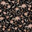 Flores de jersey Banbus - negro