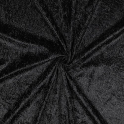 Pannesamt *Vera* Uni - schwarz
