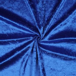 Velluto panne - blu cobalto