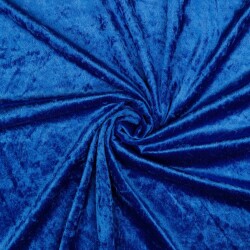 Velluto panne - blu cobalto