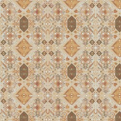 Tela digitale diamanti geometrici - ocra