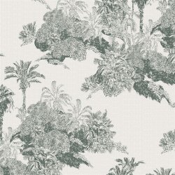 Lienzo digital aspecto lino bosque - verde viejo
