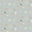 Canvas Digital Muscheln - hellblau