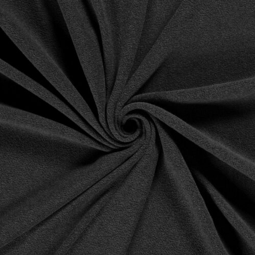 Antipilling Fleece *Marie* Uni - dark grey mottled
