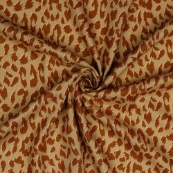 Linge de viscose animaux prélavés - sable