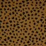 Viscose linen pre-washed dots - light brown