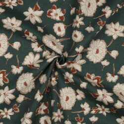 LINEN WASHED BIG Flowers