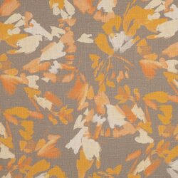 Leinen vorgewaschen Batik - taupe