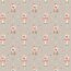 Cotton poplin digital flower elves - beige