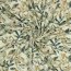 Linen Jersey Digital Leaves - Old Green/ OCHRE