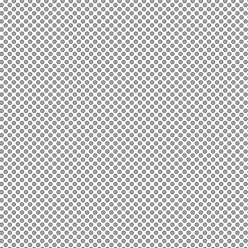 Popeline coton mini cercles - blanc/noir