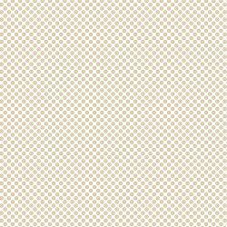 Cotton poplin mini circles - white/yellow