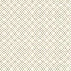 Popeline coton mini cercles - blanc/jaune
