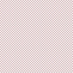 Cotton poplin mini circles - white/dark pink