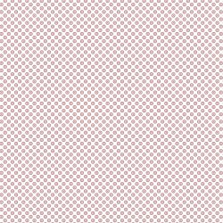 Popeline coton mini cercles - blanc/rose foncé