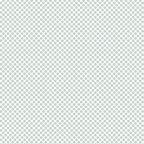 Popeline coton mini cercles - blanc/bleu dargent