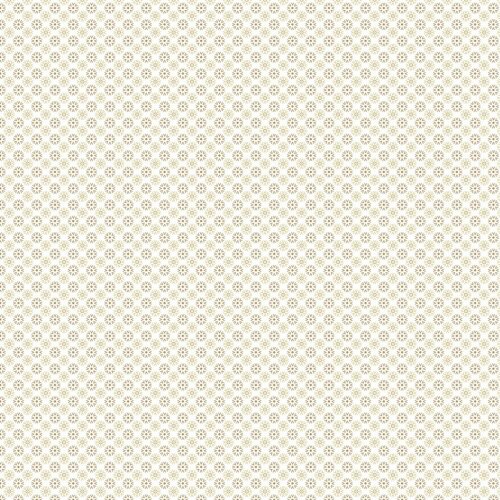 Popeline di cotone mare di fiori - bianco/giallo