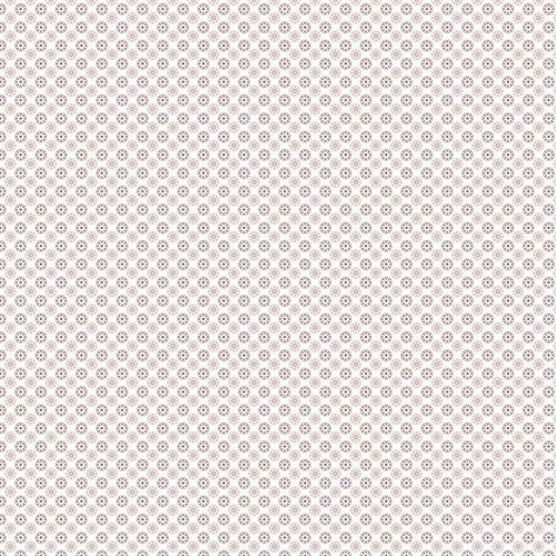 Baumwollpopeline Blütenmeer - weiss/dunkelrosa