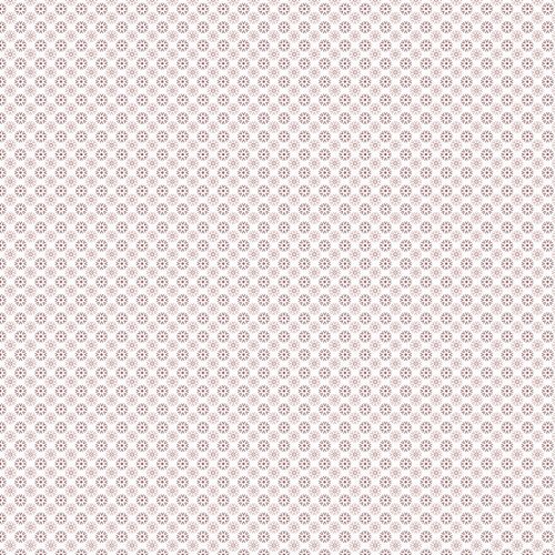 Baumwollpopeline Blütenmeer - weiss/dunkelrosa