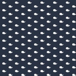 Popeline en coton Maritim - bleu foncé