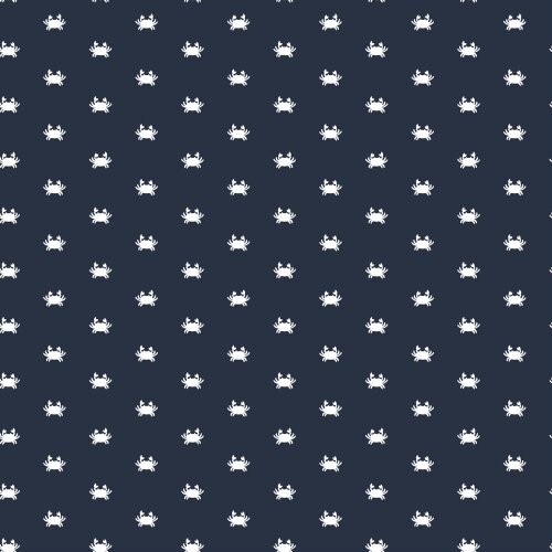 Popeline en coton Maritim - bleu foncé