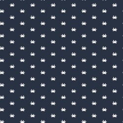 Maritime cotton poplin - dark blue