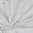 Popelín de algodón de oca y flores - blanco