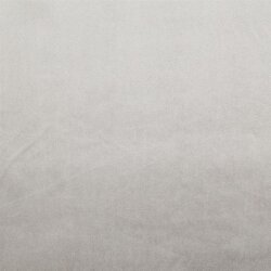 Decorative fabric velvet - light grey