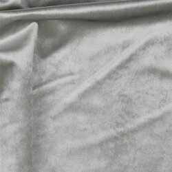 Tissu décoratif velours - gris clair