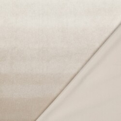 Decorative fabric velvet - champagne