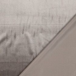 Terciopelo de tela decorativa - taupe