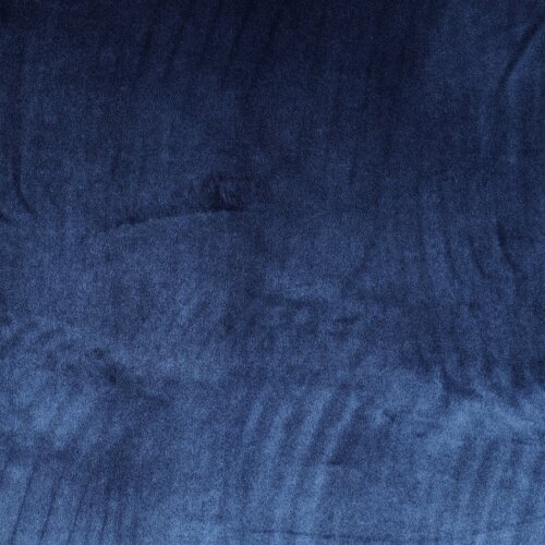 Tissu décoratif velours - marine