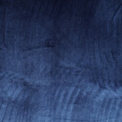 Decorative fabric velvet - navy