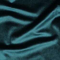Decorative fabric velvet - dark petrol