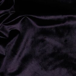Tissu décoratif velours - violet foncé