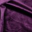 Dekorativní tkanina samet - tmavě fialová
