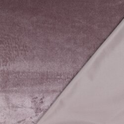 Tissu décoratif velours - violet clair
