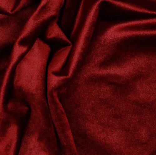 Decorative fabric velvet - dark burgundy