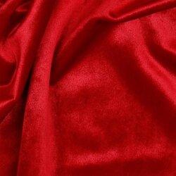 Decorative fabric velvet - red