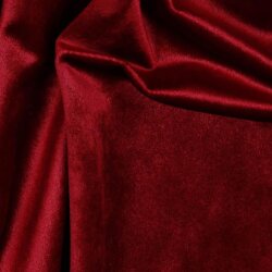 Decorative fabric velvet - burgundy