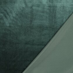 Terciopelo de tela decorativa - verde oscuro