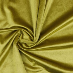Decorative fabric velvet - curry