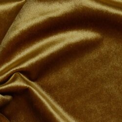 Decorative fabric velvet - camel