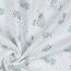 Muslin Organic Digital Bears - blanc