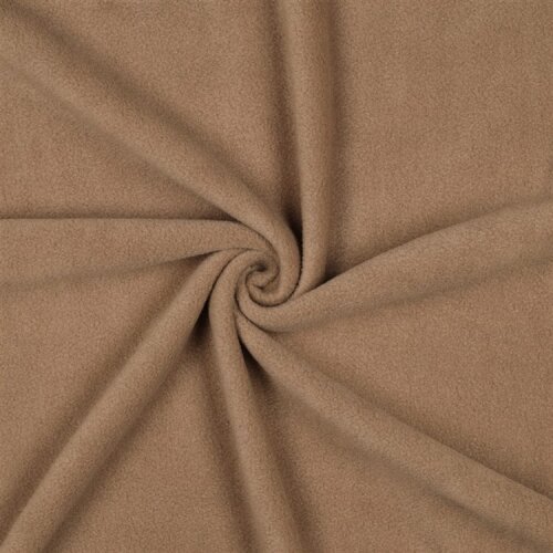 Antipilling Fleece *Vera* - dunkelbeige