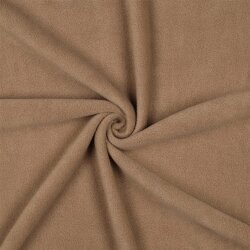 Antipilling Fleece *Vera* - dunkelbeige