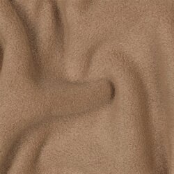 Antipilling Fleece *Vera* - dunkelbeige