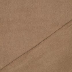 Antipilling Fleece *Vera* - dunkelbeige